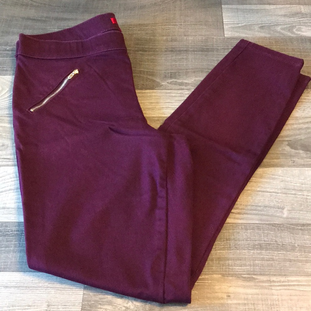 Jennifer Lopez Burgundy Pant